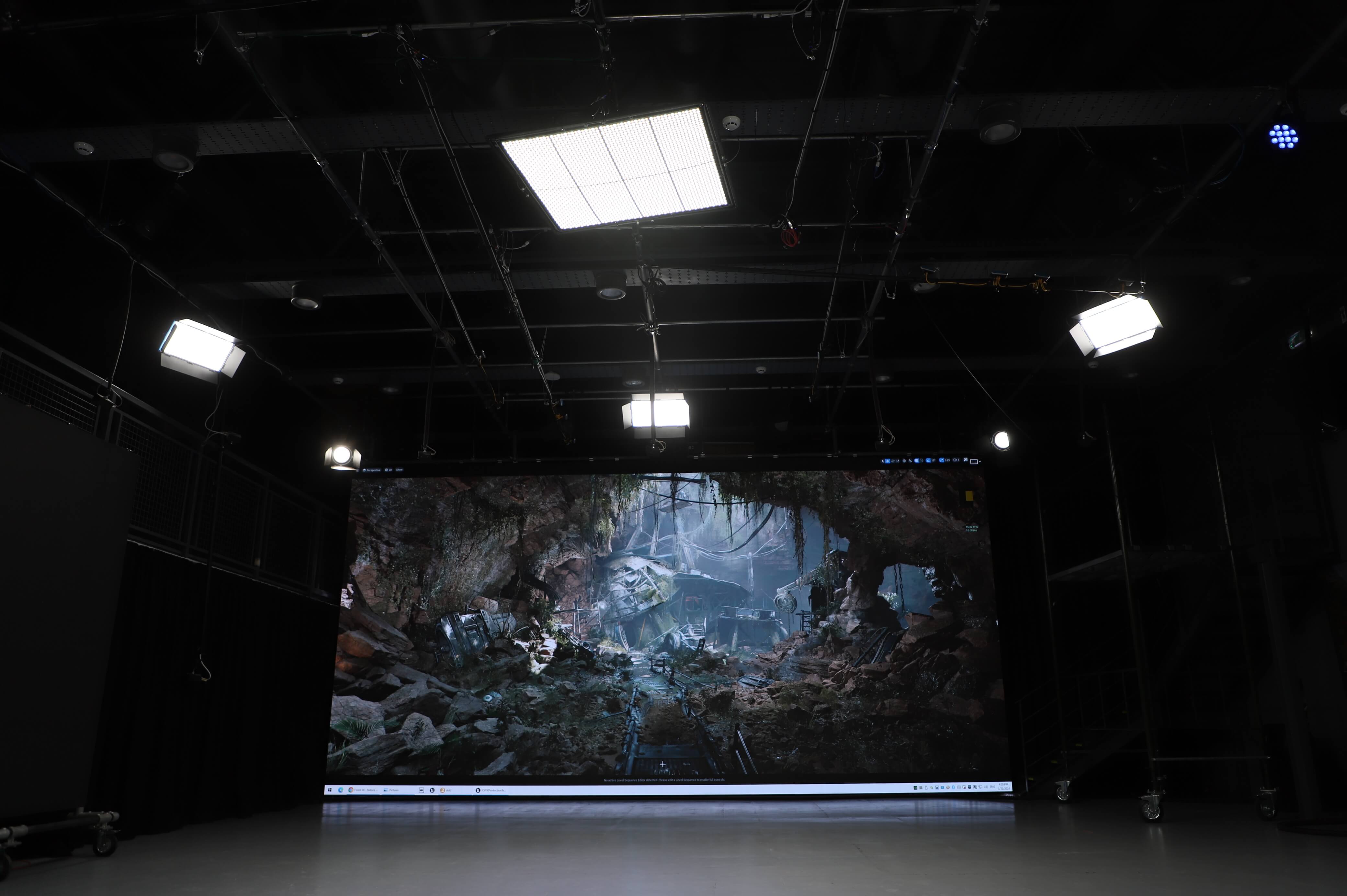 Virtual Production Stage Wide Angle